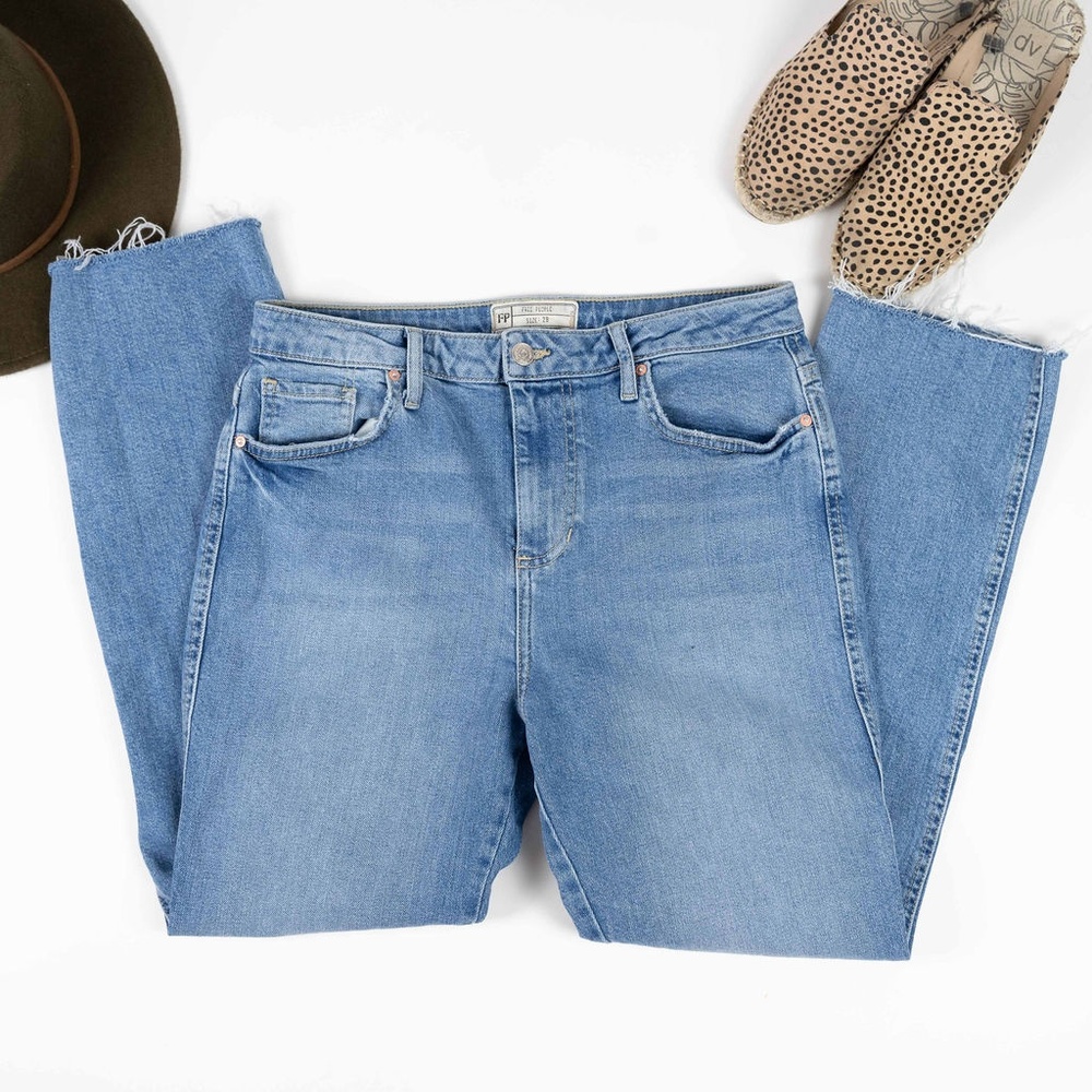SALE! Free People Straight Crop Jeans
